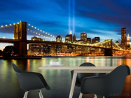 Фотошпалери Нічний міст Нью Йорк - 1