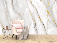 Фотообои Мрамор с золотом - 4