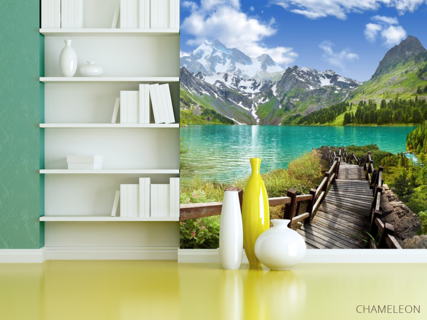 Фотошпалери Дорога до озера - 3