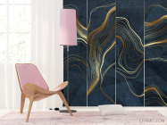 Фотошпалери золоті лінії - 4