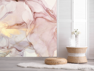 Фотошпалери блідий fluid art в тонах - 2