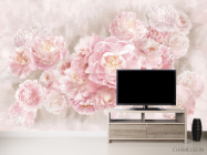 Фотообои Розовые пионы - 2