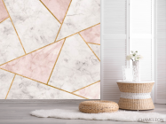 Фотошпалери мармурові трикутники - 2