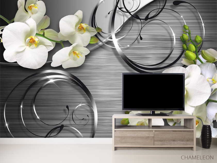 Фотообои Орхидеи 3д - 2