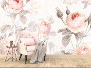 Фотообои Цветы пастель - 4