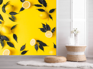 Фотошпалери жовті з лимоном - 2