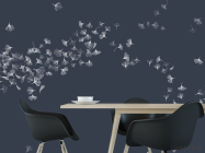 Фотошпалери кульбаба в стилі line art - 1