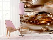 Фотошпалери Коричнева абстракція - 4