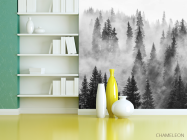 Фотошпалери туманні ялини - 3