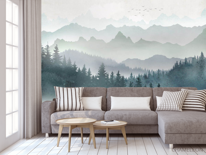 Фотообои Горы и лес - 3