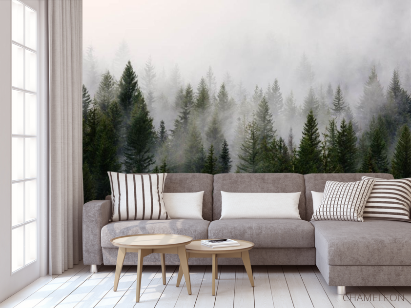 Фотообои Лес в тумане - 3