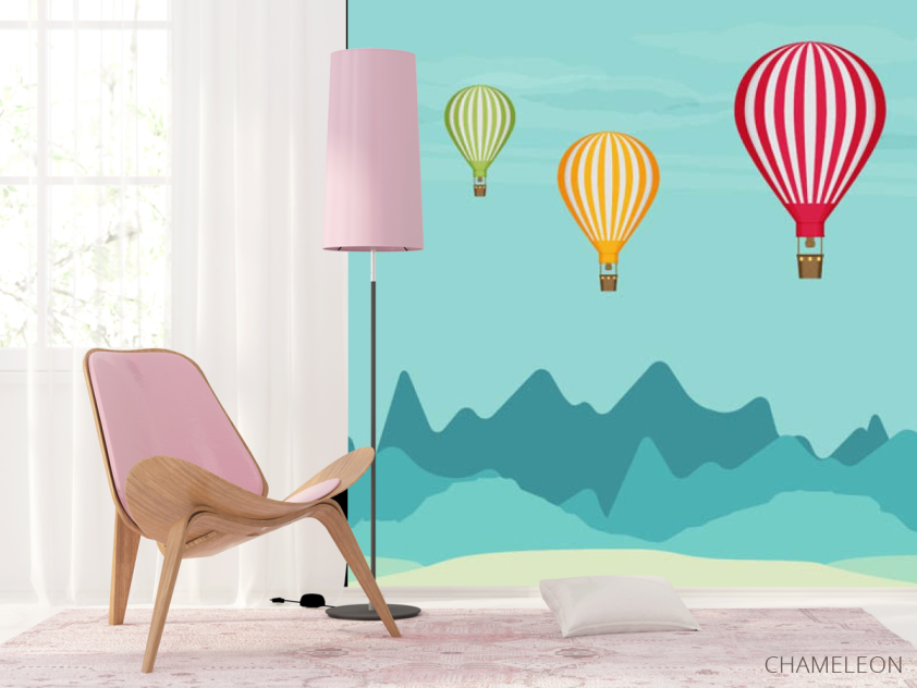 Фотошпалери повітряні кулі - 4