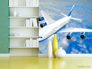 Фотошпалери Літак в хмарах - 3