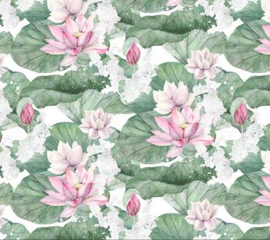 Фотошпалери Дизайнесркие лотоси Фотошпалери Дизайнесркие лотоси 30975