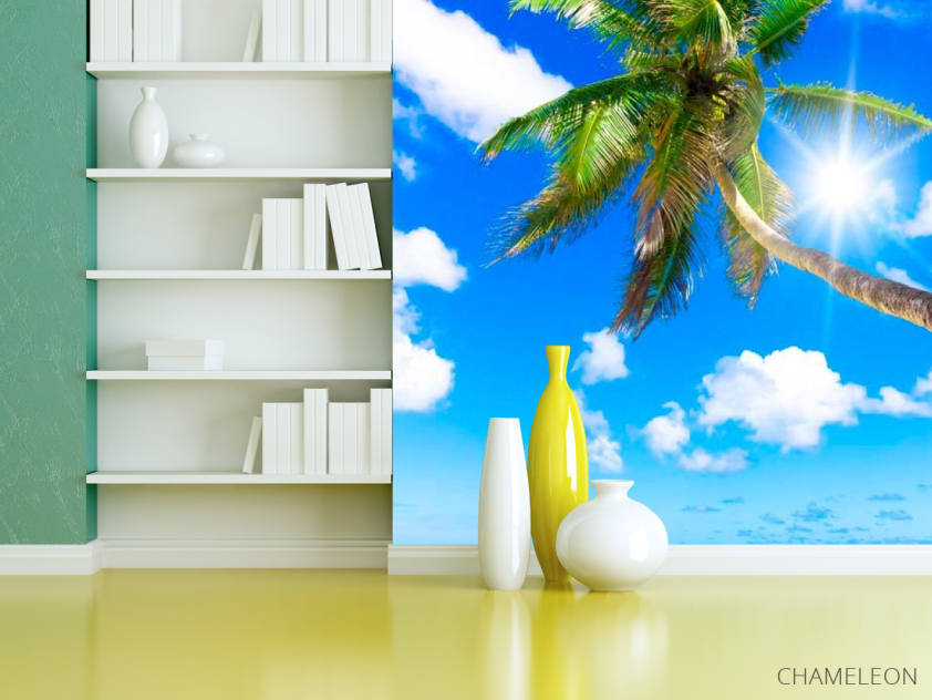 Фотошпалери Опівдні, море, пальми - 3