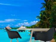 Фотошпалери Хатини посеред моря - 1