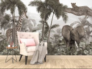 Фотообои Тропики с животными - 4