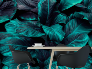 Фотошпалери Темно-зелене листя - 1