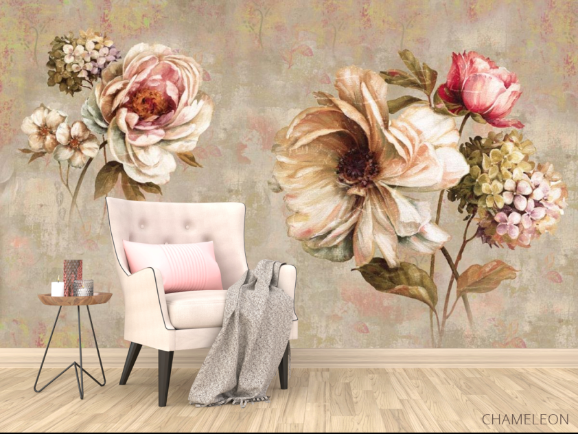 Фотообои Винтажные цветы - 4