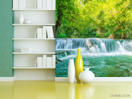 Фотошпалери бірюзовий водоспад - 3