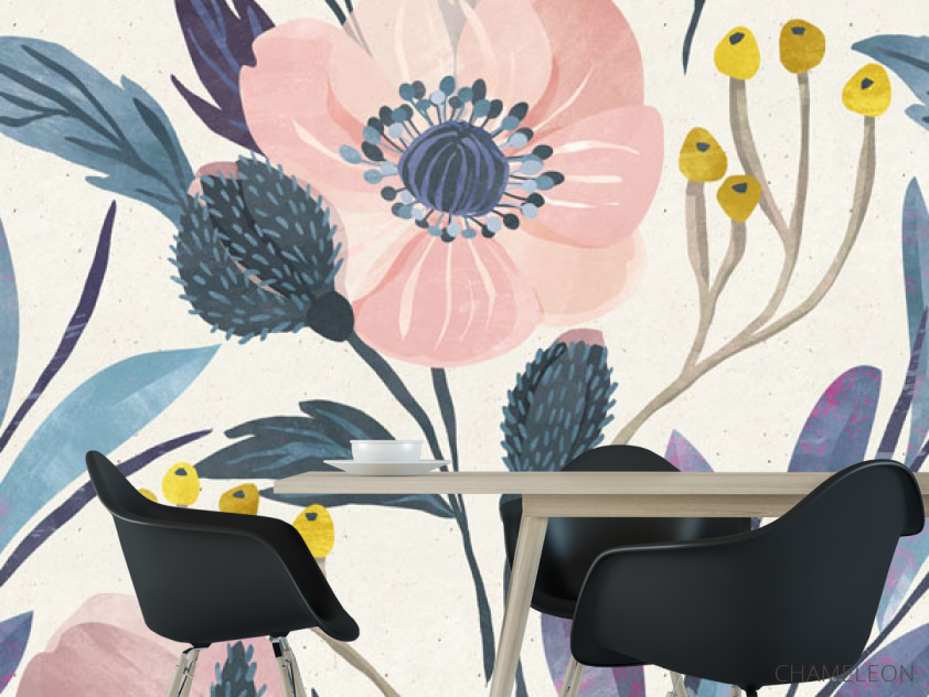 Фотошпалери Векторні квіти - 1