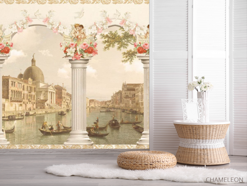 Фотошпалери старовинна фреска - 2