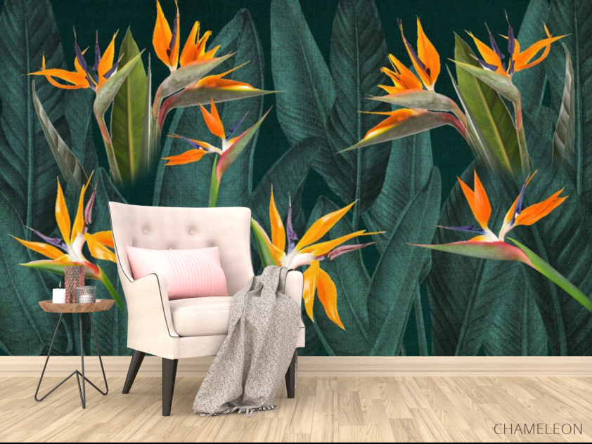 Фотообои Цветы стрелиции - 4