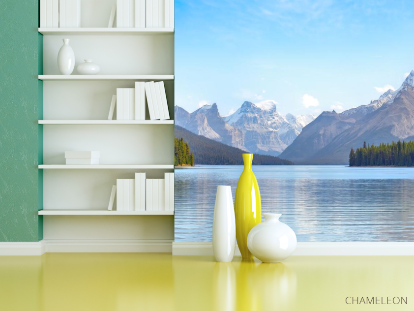 Фотошпалери озеро в горах - 3