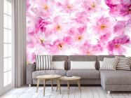 Фотообои Акварельные цветы - 3