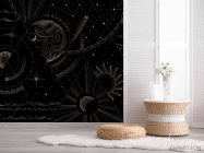 Фотошпалери Східний візерунок в стилі line art - 2