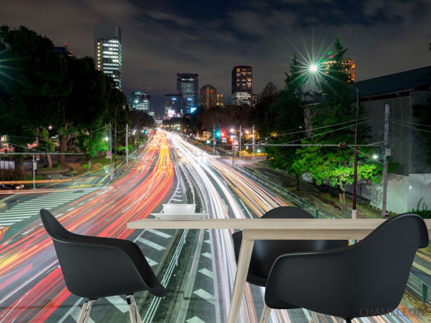 Фотошпалери Дорога в мегаполісі - 1