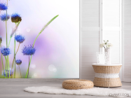 Фотошпалери Степові блакитні квіти - 2