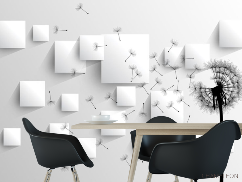 Фотошпалери Кульбаба 3д - 1