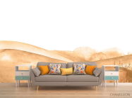 Фотообои Оранжевые разводы - 1