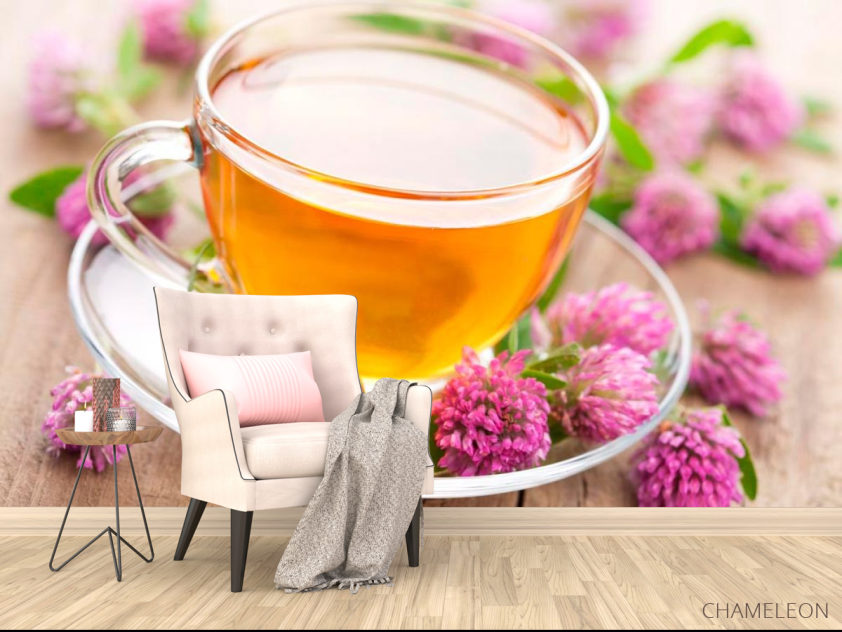 Фотообои Чай, клевер - 4