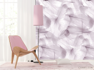 Фотошпалери Фіолетові пір'я - 4