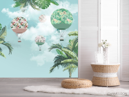 Фотообои Пальмы и воздушные шары - 2