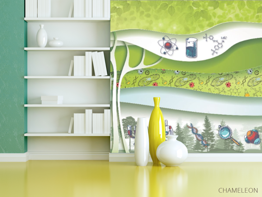 Фотошпалери Сучасний кабінет біології - 3