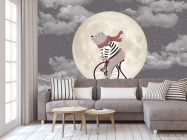 Фотообои Мишка на велосипеде - 3