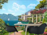 Фотошпалери Вид на комо - 1