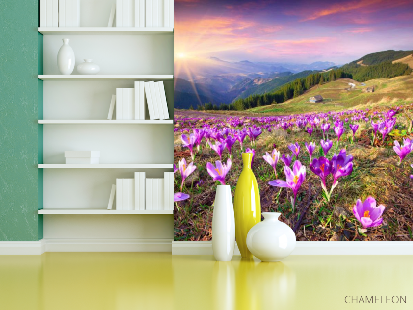 Фотошпалери весна, гори - 3