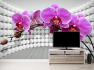 Фотообои 3д орхидея - 2