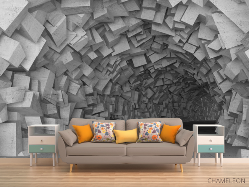 Фотообои 3д тоннель - 1