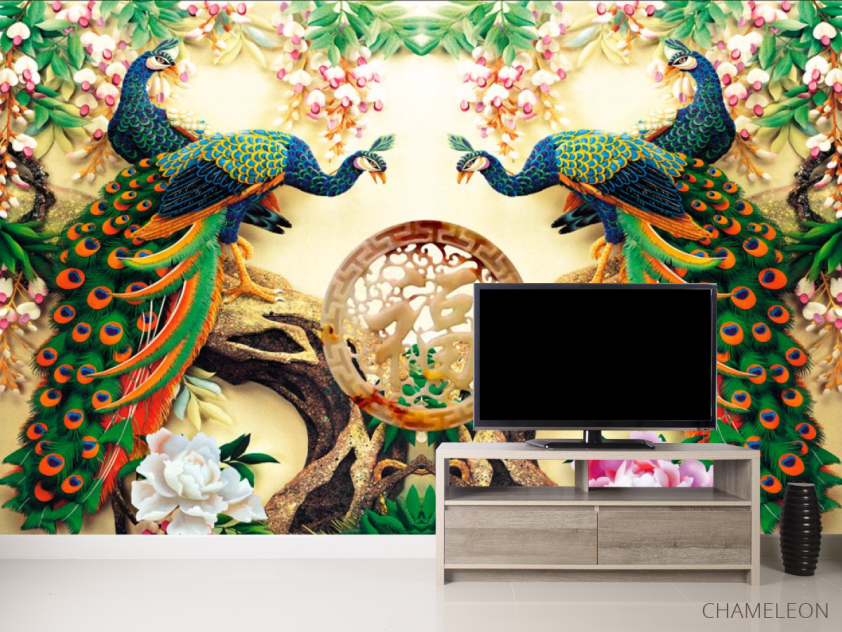 Фотообои Павлины - 2