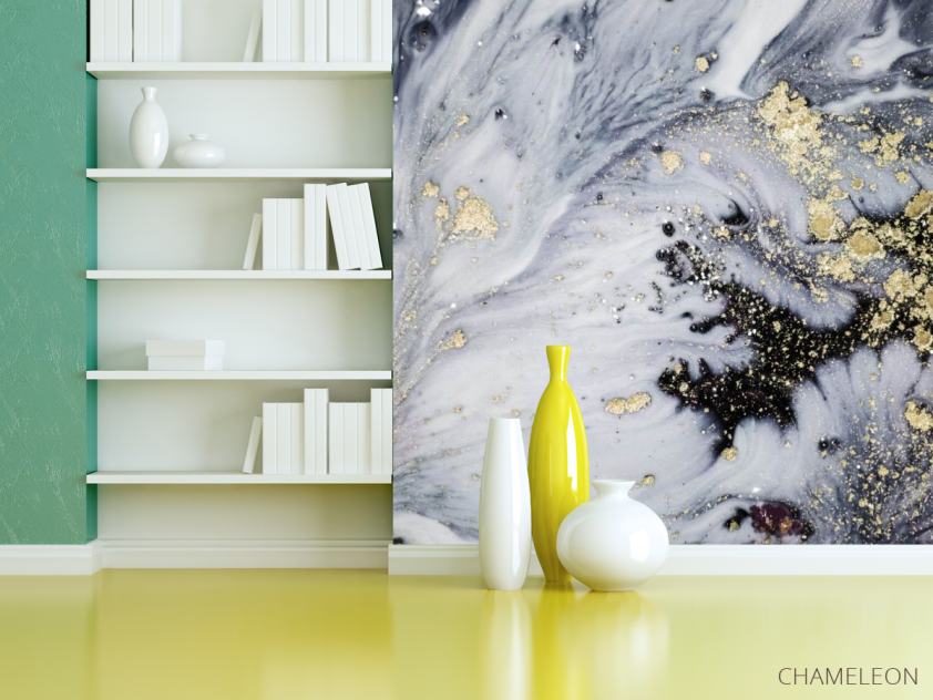 Фотошпалери Fluid art print - 3