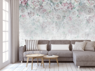 Фотообои Светлые цветы - 3