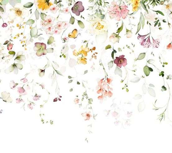 Фотообои Нежные цветы из потолка Фотообои Нежные цветы из потолка 32361