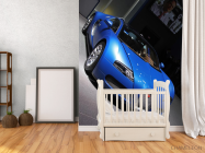 Фотообои синий Bugatti Veyron - 2