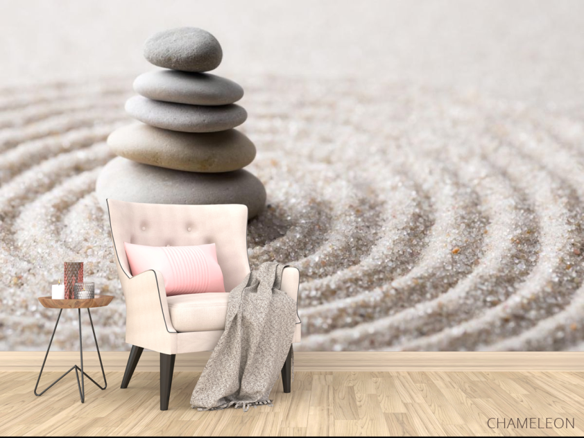 Фотообои камни на песке - 4