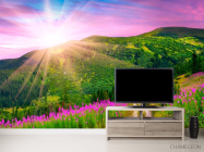 Фотообои Спуск, гора, зелень - 2